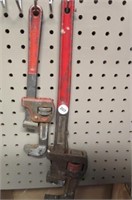 Two Pipe Wrenches