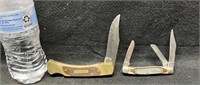 (2) SCHRADE OLD TIMER POCKET KNIVES