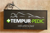 Tempur-Pedic Advertising Sign