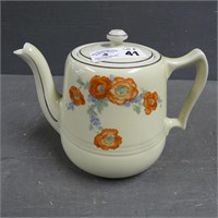 Hall Orange Poppy Teapot