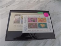 5 Different MNH Hong Kong Souvenier Stamp Sheets