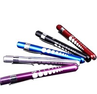 5 pcs LED Penlight Reusable Medical Pen Light
