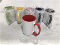 PLAIN COFFEE MUGS 6PCS