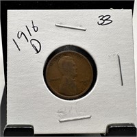 1916-D WHEAT PENNY CENT