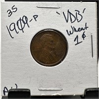 1909 VDB WHEAT PENNY CENT