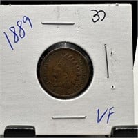 1889 INDIAN HEAD PENNY CENT