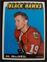1965-66 Topps NHL Hockey AL MacNeil Card