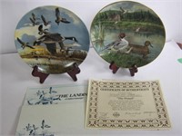 2   Collector Plates-The Landing & The Pintail