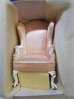 Bespaq pink wing back doll house chair