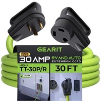 GearIT 30-Amp Extension Cord for RV and Auto, (30-