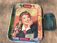 Vintage 1950s Coca Cola serving tray
