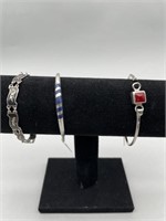 3 Southwestern 
Bracelets-Bangle&chain-
Asst