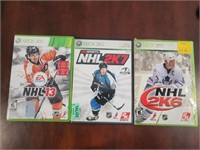 XBOX 360 NHL VIDEO GAMES