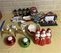 Christmas candle Holders, Dishware, and More