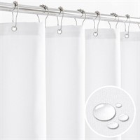 Fabric Shower Curtain Liner with 6 Magnets
