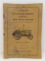McCormick Deering 15-30 HP Tractor Manual