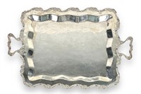 Camusso Peru Sterling Silver Two Handled Tray