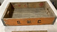 SWC wooden crate 19X12X4-Seneca, KS