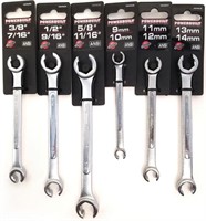 POWERBUILT 6PC PROFESSIONAL FLARENUT WRENCHSET