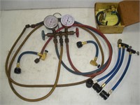 A/C Gauges, Manifold & Refill Lines