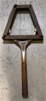 Vintage Adler Wood Tennis Racquet