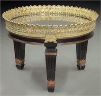 Louis Philippe style mirrored coffee table