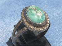 Sterling Silver Tested Turquoise Ring