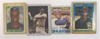 4 Vintage Baseball Cards Incl. Rookies