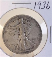 1936  Walking Liberty Silver Half Dollar