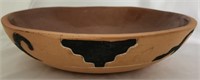 Vintage Ceramic Like Aztec Style Mexican Bowl