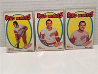 1971/72 Detroit Red Wings Card Lot
