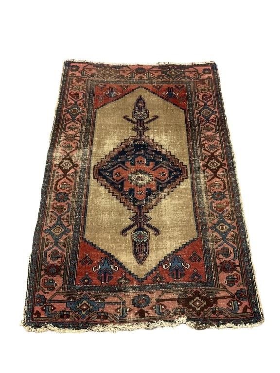 Semi-Antique Persian-style Hand-Knotted