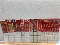 Vintage 1981-1991 IU Basketball Schedule