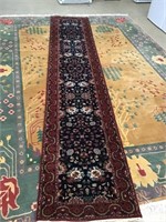 Incredible handmade runner rug. Very clean. 32 x