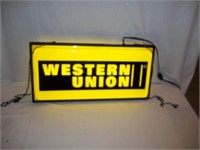 Western Union Light Up Sign