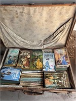 Old Suitcase full of Books