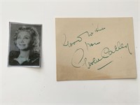 Soprano Gwen Catley Signature Cut and Photo
