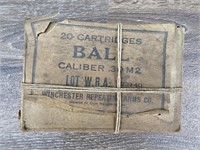 Antique Winchester .30 Caliber Ball Ammo