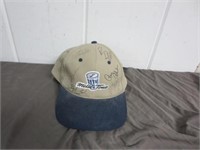 Autographed Miller Time Hat Tough Signature Bob