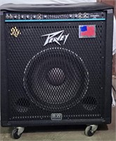 Peavey Combo 115 Bass Amp on casters