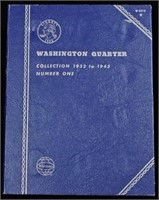 PARTIAL WHITMAN WASHINGTON QUARTER 1932-1945 ALBUM