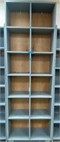 Painted Wood Cubical Storage Unit --30"x11-1/2"x
