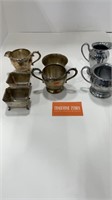 Silver Sugar & Creamer Lot