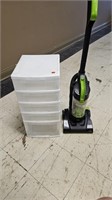 Bissell Vac works and storage drawers