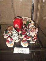 mini christmas village decor