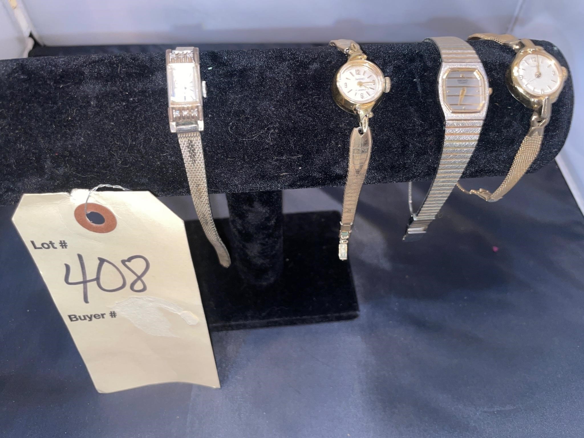 VINTAGE DIAMOND 10K GF BAYLOR LADIES WATCH &MORE