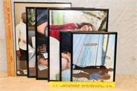 Large Lot of Metal Picture Frames--Look