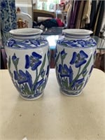 Pair of 8" Vases