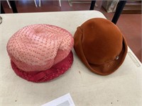 2 Vintage Hats