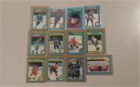 Twelve 1979 OPC Hockey Cards